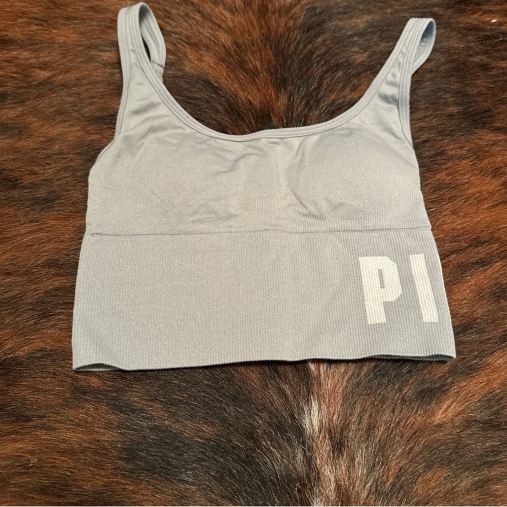 Gray Sports Bra